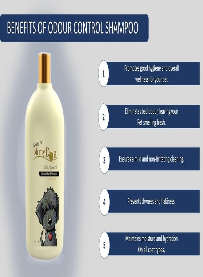 KittuPet شامبو كيتو بيت الطبيعي العضوي للحيوانات الأليفة، خالٍ من البارابين، يمنح فراءً لامعًا وناعمًا للجراء والكلاب، برائحة التوت وجوز الهند، 500 مل (16 أونصة). - Image 2